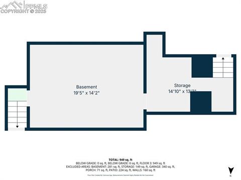 Tiny photo for 3335 W Pikes Peak Avenue, Colorado Springs, CO 80904 (MLS # 8183669)