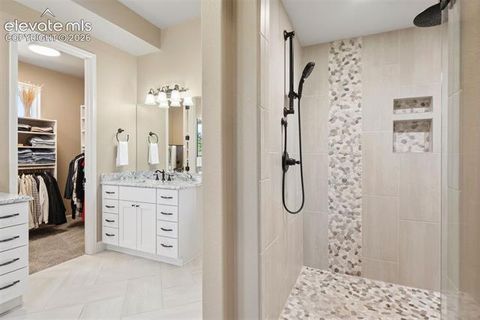 Tiny photo for 14894 Snowy Pine Point, Colorado Springs, CO 80908 (MLS # 6620393)