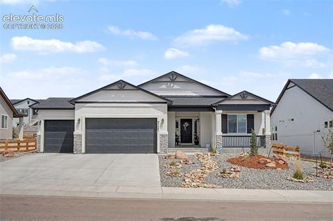 Photo of 9757 Bison Valley Trail, Colorado Springs, CO 80908 (MLS # 5320008)