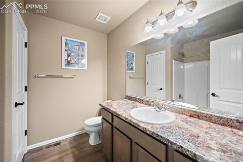 Tiny photo for 7617 Black Spruce Heights, Colorado Springs, CO 80908 (MLS # 3338282)