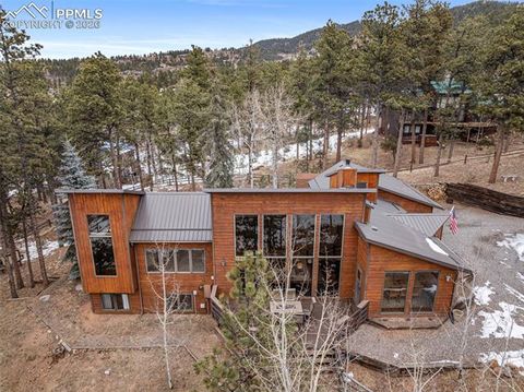 Tiny photo for 220 Morning Sun Drive, Woodland Park, CO 80863 (MLS # 4771573)