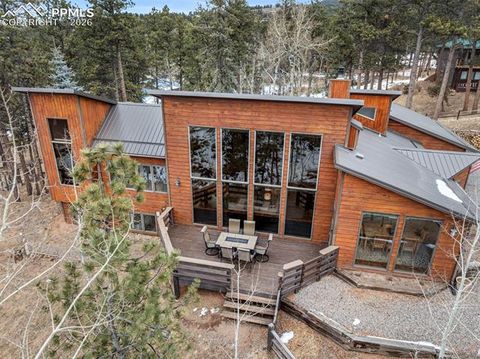 Photo of 220 Morning Sun Drive, Woodland Park, CO 80863 (MLS # 4771573)