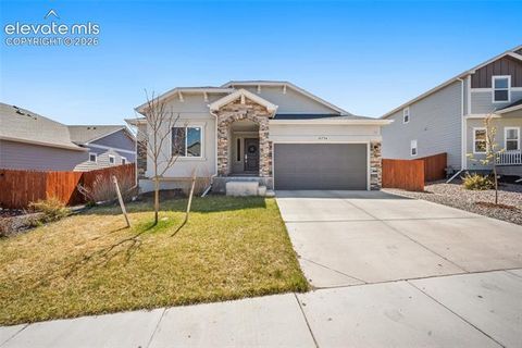 Photo of 10734 Rolling Peaks Drive, Peyton, CO 80831 (MLS # 1565052)
