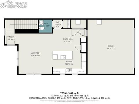 Tiny photo for 1871 Rose Quartz Heights, Colorado Springs, CO 80908 (MLS # 1975757)