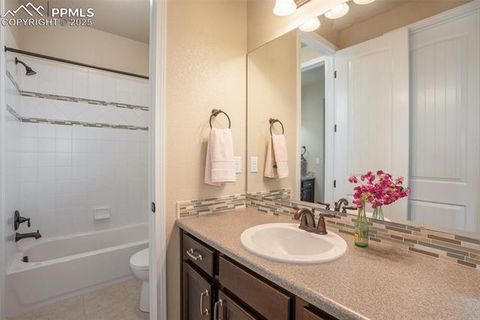 Tiny photo for 5970 Traditions Drive, Colorado Springs, CO 80924 (MLS # 8377787)