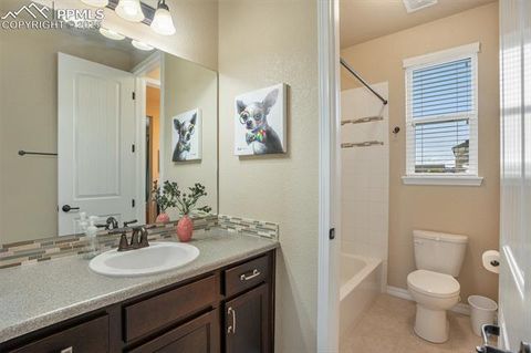 Tiny photo for 5970 Traditions Drive, Colorado Springs, CO 80924 (MLS # 8377787)