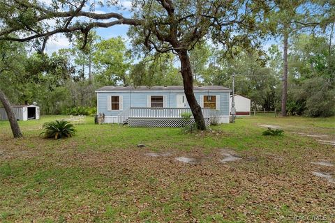 Mobile Home For Sale - 6037 W Patriot Street<br/> Citrus County, Homosassa, FL 34448