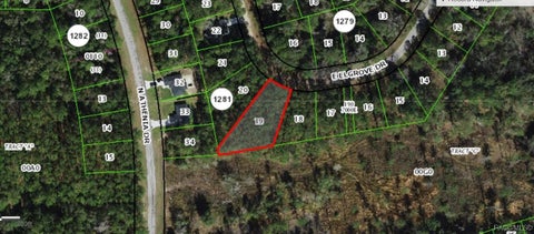 Vacant Land For Sale - 598 E Elgrove Drive<br/> Citrus Springs, FL 34434