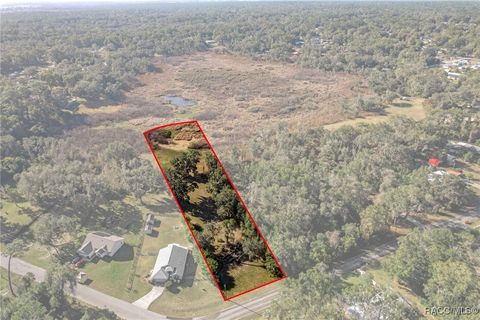 Vacant Land For Sale - 6616 E Malverne Street<br/> Inverness, FL 34452