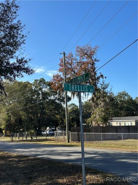 Vacant Land For Sale - 1599 S Trellis Drive<br/> Homosassa, FL 34448