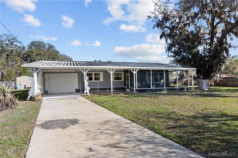 Mobile Home For Sale - 7639 E Gospel Island Road<br/> Inverness, FL 34450