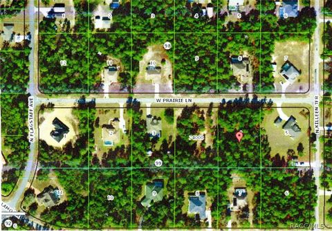Vacant Land For Sale - 4306 W Prairie Lane<br/> Beverly Hills, FL 34465