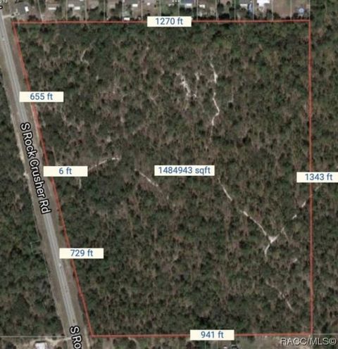 1871 S Rock Crusher Road Homosassa FL 34448
