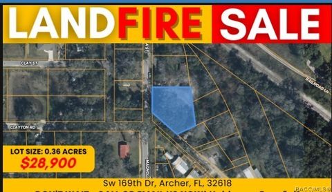 Vacant Land For Sale - 500 N Magnolia Drive<br/> Archer, FL 32618