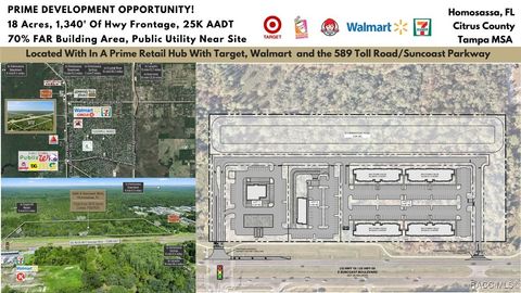 Vacant Land For Sale - 6614 S Suncoast Boulevard<br/> Homosassa, FL 34446
