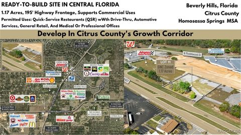 Vacant Land For Sale - 4128 N Lecanto Highway<br/> Beverly Hills, FL 34465