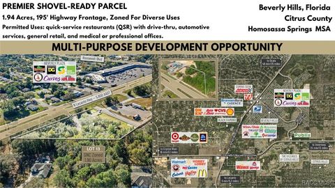 00 N Modelwood Drive Beverly Hills FL 34465