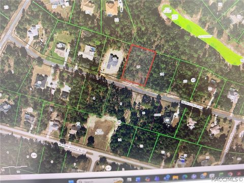 Vacant Land For Sale - 2581 W Begonia Drive<br/> Beverly Hills, FL 34465