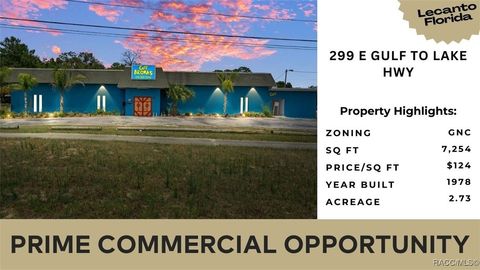 299 E Gulf To Lake Highway Lecanto FL 34461