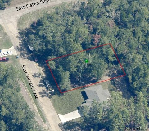 Vacant Land For Sale - 657 E Vercelli Lane<br/> Dunnellon, FL 34434