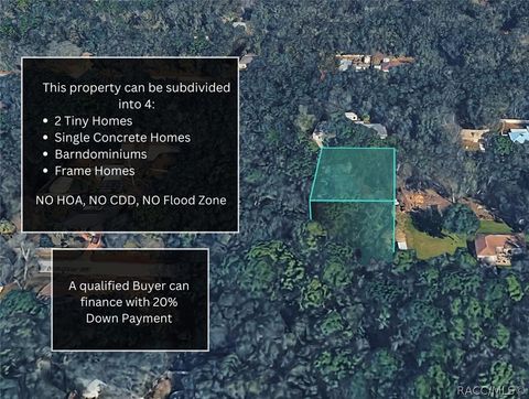 Vacant Land For Sale - 4029 E Walker Street<br/> Inverness, FL 34453