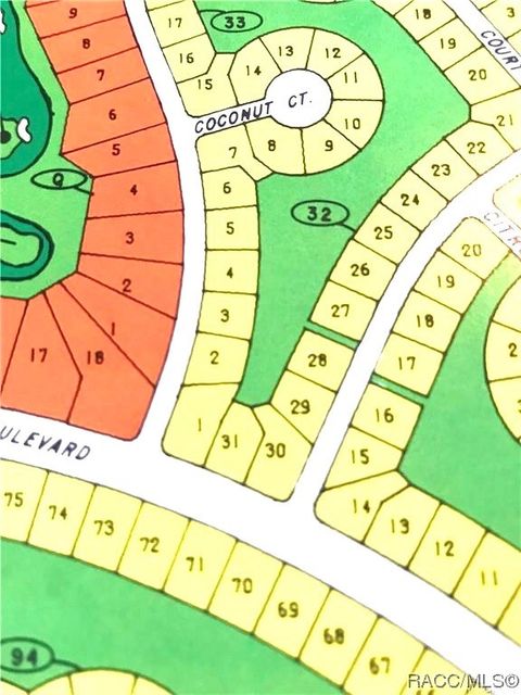 Vacant Land For Sale - 222 Linder Drive<br/> Homosassa, FL 34446