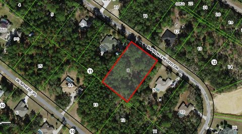 Vacant Land For Sale - 5468 N Princewood Drive<br/> Beverly Hills, FL 34465