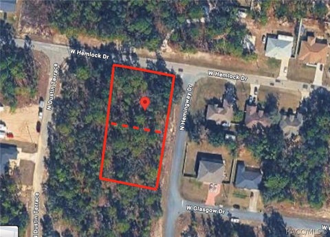 Vacant Land For Sale - 7272 N Hemingway Drive<br/> Dunnellon, FL 34434