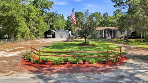 Mobile Home For Sale - 6515 W Berrigan Court<br/> Citrus County, Homosassa, FL 34446