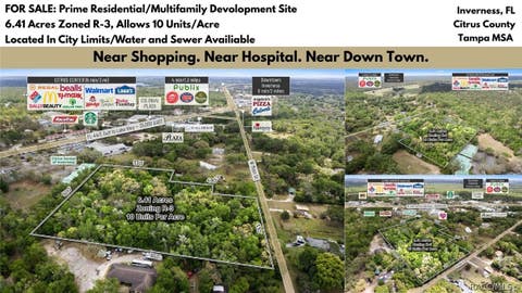 Vacant Land For Sale - 2322 W Main Street<br/> Inverness, FL 34452