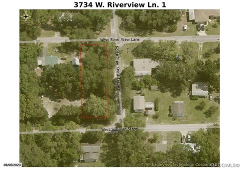 Vacant Land For Sale - 3734 W Riverview Lane<br/> Dunnellon, FL 34433