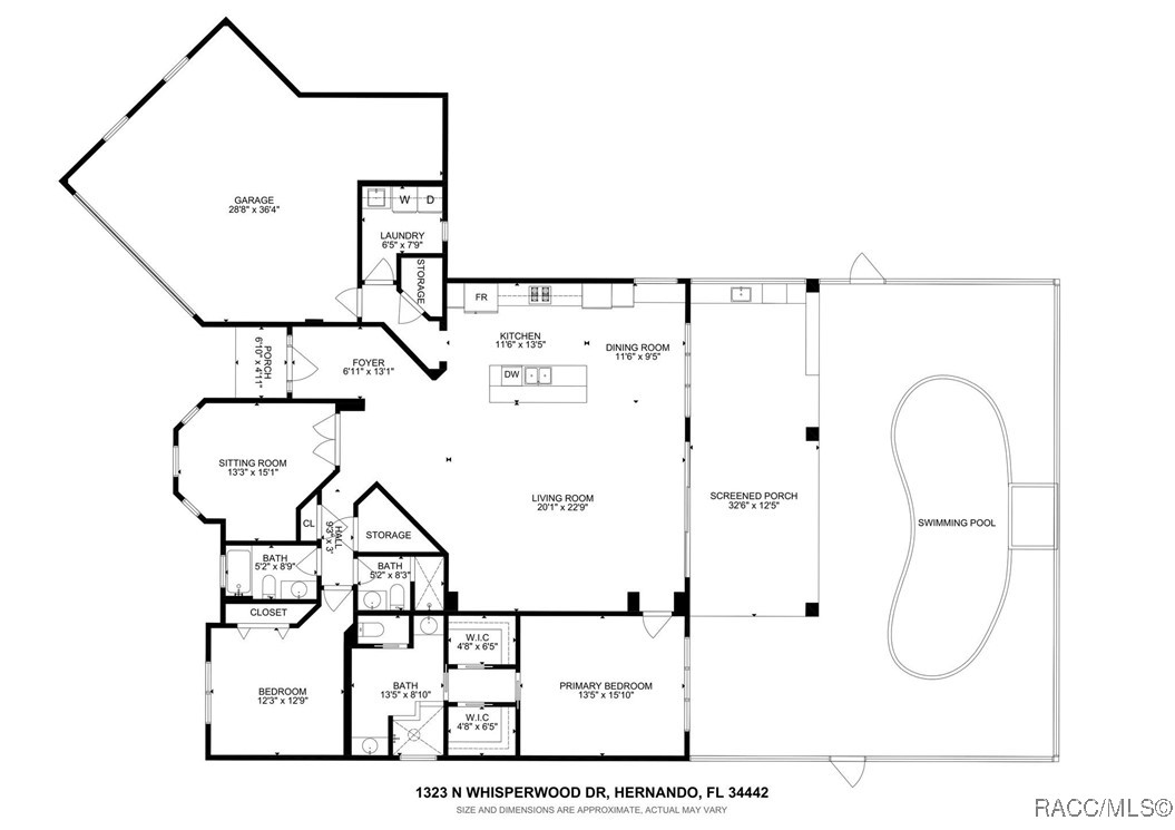 1323 N WHISPERWOOD Drive