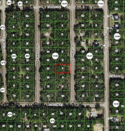 Vacant Land For Sale - 8594 N Bambury Terrace<br/> Citrus Springs, FL 34434