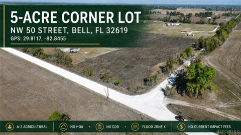 Vacant Land For Sale - TBD NW 50 Street<br/> Gilchrist County, Bell, FL 32619