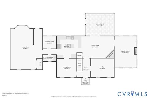 Tiny photo for 3162 Black Creek Drive, Mechanicsville, VA 23111 (MLS # 2616787)