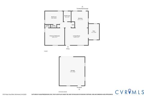 Tiny photo for 1701 Peter Paul Boulevard, Richmond, VA 23223 (MLS # 2524704)