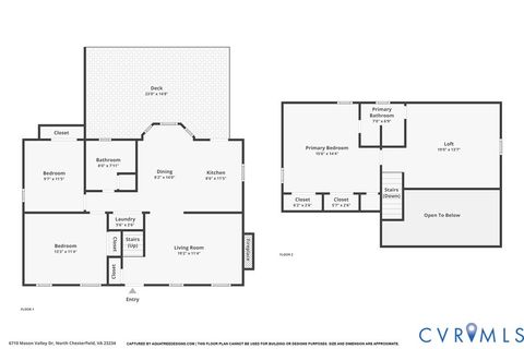 Tiny photo for 6710 Mason Valley Drive, North Chesterfield, VA 23234 (MLS # 2530452)