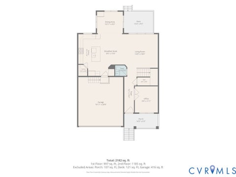 Tiny photo for 5222 Maben Branch Place, Glen Allen, VA 23059 (MLS # 2628184)