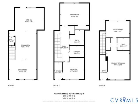 Tiny photo for 2204 1/2 W Cary Street, Richmond, VA 23220 (MLS # 2529394)