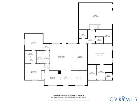 Tiny photo for 3167 Pineview Drive, Powhatan, VA 23139 (MLS # 2533578)