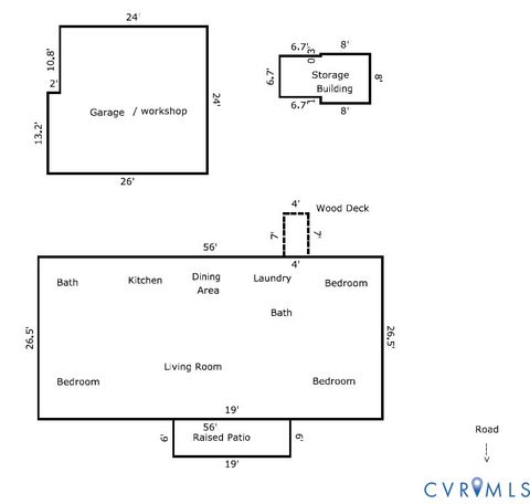 Tiny photo for 8220 New Grove Road, Victoria, VA 23974 (MLS # 2602071)