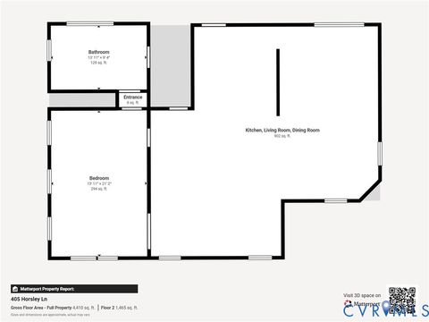 Tiny photo for 405 Horsley Lane, Nelson, VA 24553 (MLS # 2611196)