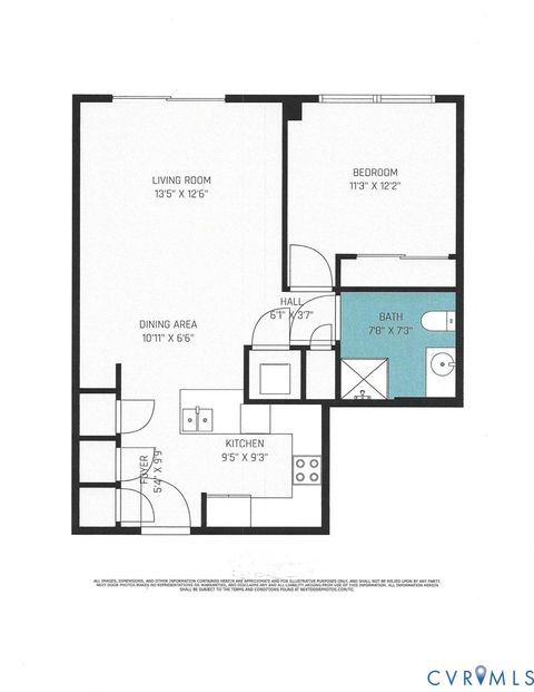 Tiny photo for 1101 Haxall Point #U205, Richmond, VA 23219 (MLS # 2603351)