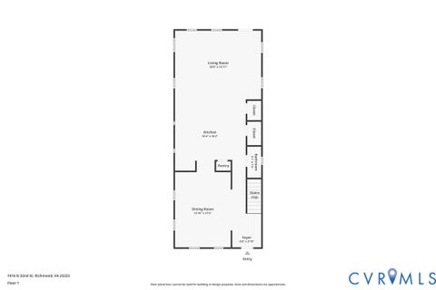 Tiny photo for 1016 N 32nd Street, Richmond, VA 23223 (MLS # 2625241)