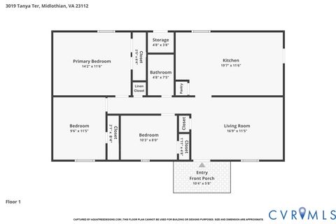 Tiny photo for 3019 Tanya Terrace, Midlothian, VA 23112 (MLS # 2604679)