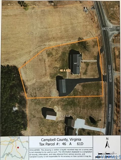 Tiny photo for 3407 Red House Road, Rustburg, VA 24588 (MLS # 2606092)