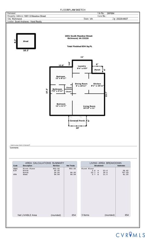 Tiny photo for 1601 S Meadow Street, Richmond, VA 23220 (MLS # 2611133)