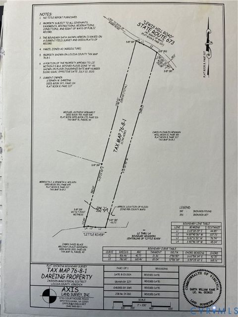 Tiny photo for 0 TBD, Bumpass, VA 23024 (MLS # 2617766)