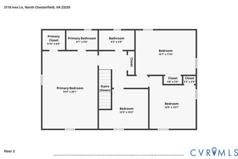 Tiny photo for 2116 Ives Lane, North Chesterfield, VA 23235 (MLS # 2628635)