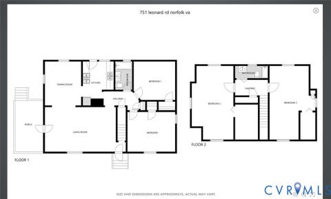 Tiny photo for 751 Leonard Road, Norfolk, VA 23518 (MLS # 2622916)